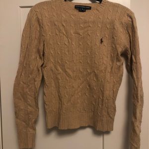 Polo by Ralph Lauren Sweaters - Ralph Lauren Sport Tan Lambs Wool M Sweater Polo by Ralph Lauren Sweaters - Ralph Lauren Sport Tan Lambs Wool M Sweater